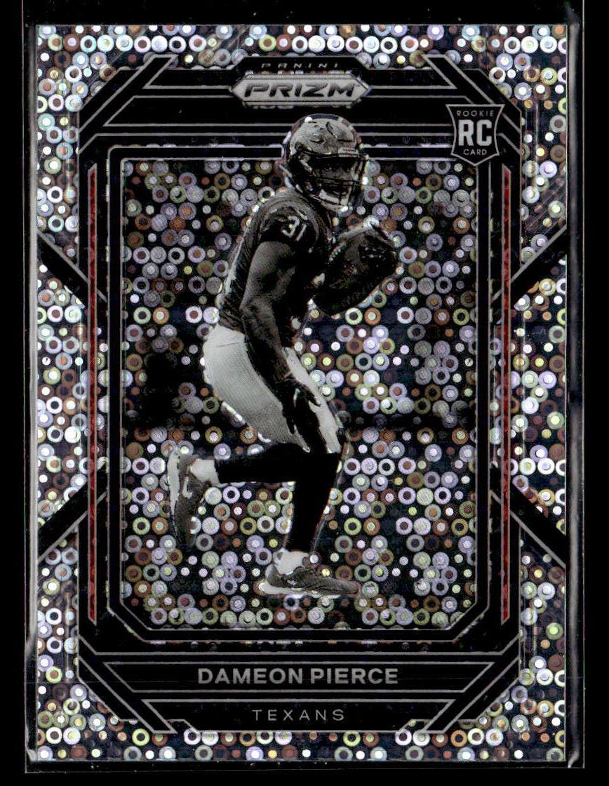 2022 Panini Prizm #322 Dameon Pierce No Huddle Rookie Card Houston Texans
