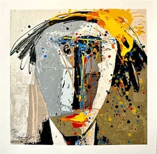 VLADIMIR CORA Mexican Original Signed Screenprint  Limited Edition Portrait