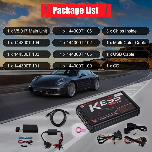 Chiptuning Pour KESS V2 RED Master V5.017 ECU Programmeur OBD2 Online - Photo 6/7