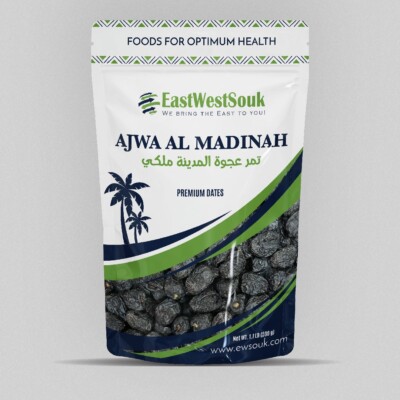Al Madina Ajwa Dates - 1.1 lb (500gm)