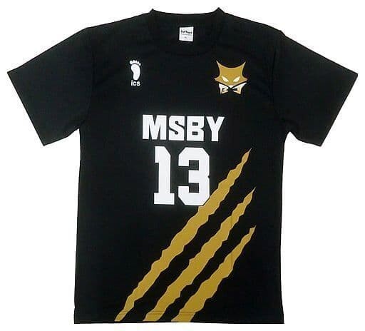 MSBY バレーボールシャツ Mサイズ 13 MIYA Haikyu !! Atsumu Miya Black Jackal Uniform L MSBY Official
