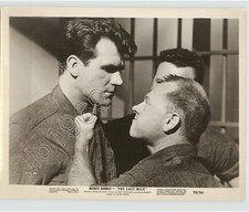 Actors JOHN VARI & MICKEY ROONEY THE LAST MILE Film 1959 Press Photo Hollywood