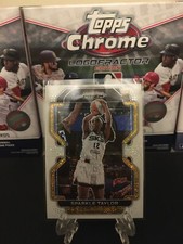 2022 Panini Prizm WNBA #43 Sparkle Taylor White Sparkle Prizm Rookie Card