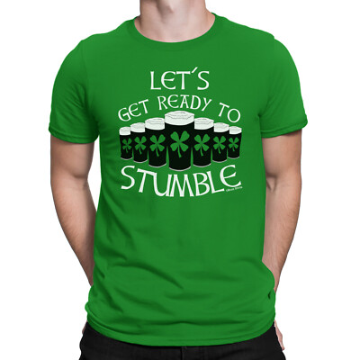  Herren BIO T-Shirt Lets Get Ready To Stumble St. Patricks Day Irish Ireland