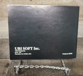 Indiana Jones Last Crusade Ubisoft NES manuale con scheda di registrazione RARO