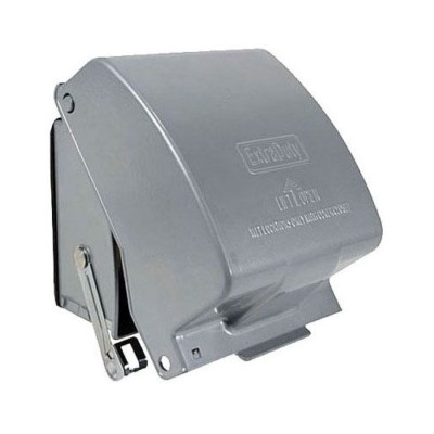 Superflex 2GWIUM, 3-1/2'' and 4-1/2'' D, 2-Gang, Weatherproof In-Use Cover, 1 pc