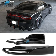 Fits 20-23 Dodge Charger SRT Scat Widebody Gloss Black Rear Bumper Apron Spat PP