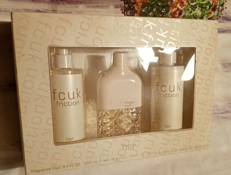FCUK Friction for Her Perfume Spray Lotion Gift Set UK