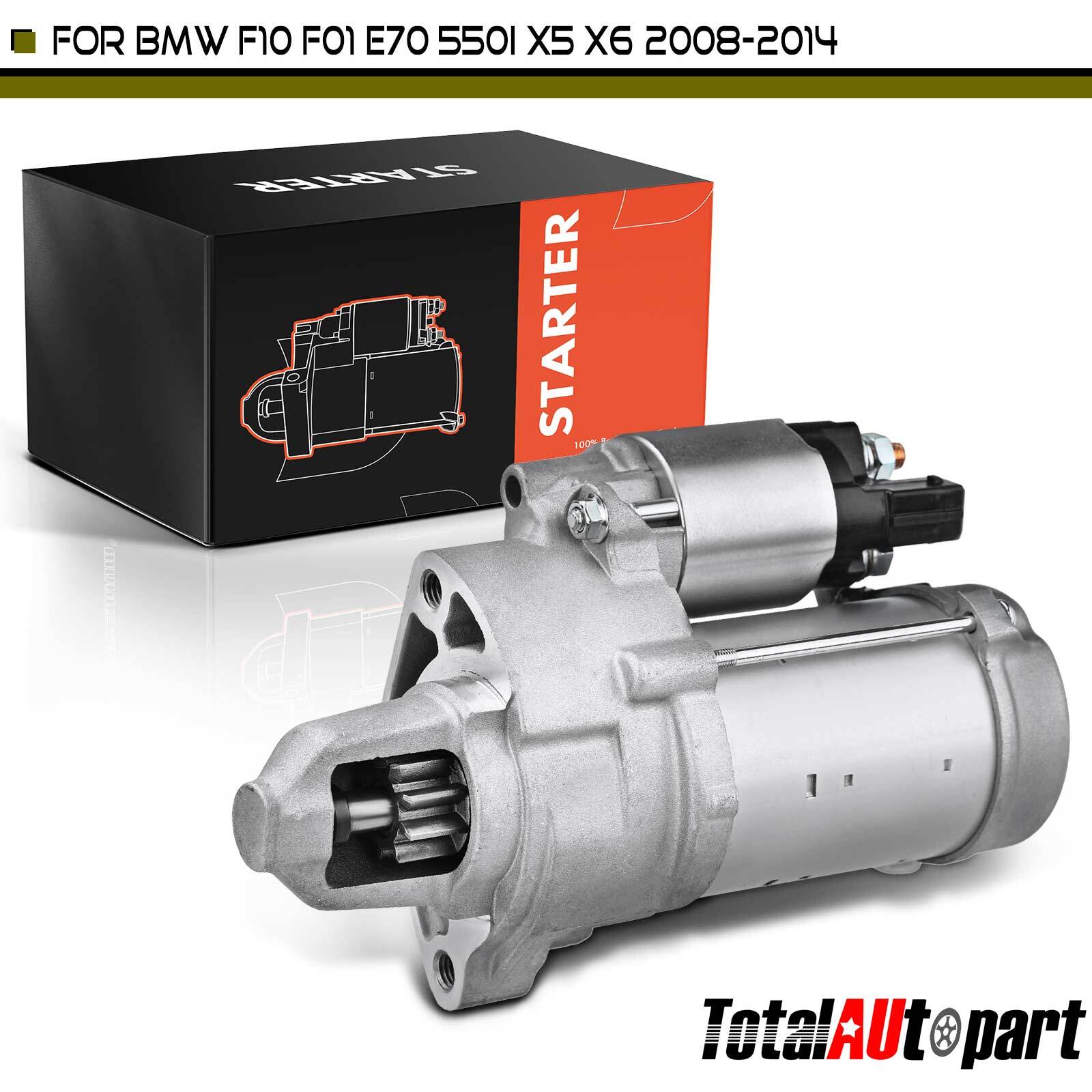 Starter Motor for BMW F10 F12 E71 E72 550i 650i 750i X5 X6 2008-2014 1 ...