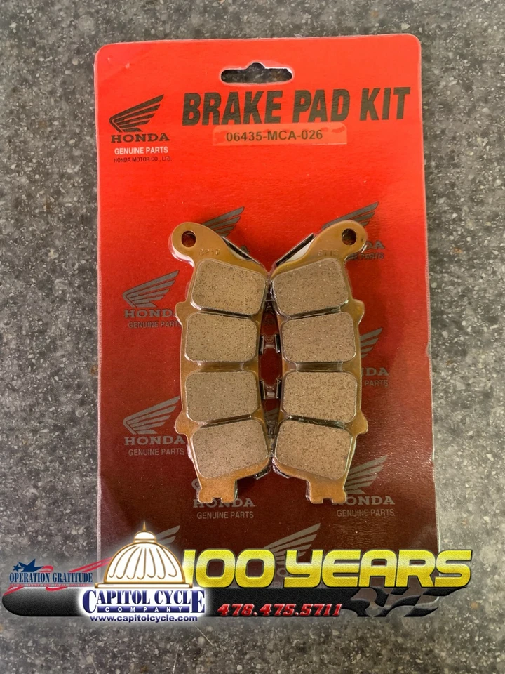 HONDA BRAKE PAD KIT FRONT / REAR 2001-2017 GOLDWING GL1800 & F6B OEM NEW - Изображение 4 из 4