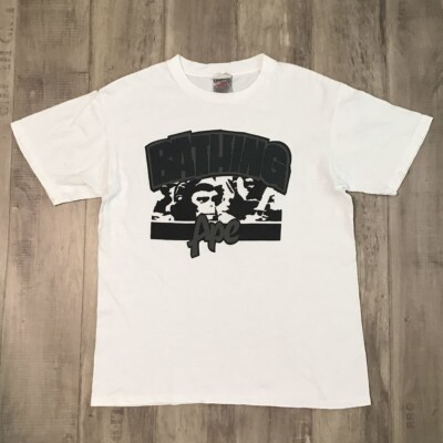 初期 A BATHING APE ベートーヴェン Tシャツ ONEITA 90s Vintage BAPE oneita body T-shirt a bathing ape NIGO White Size M
