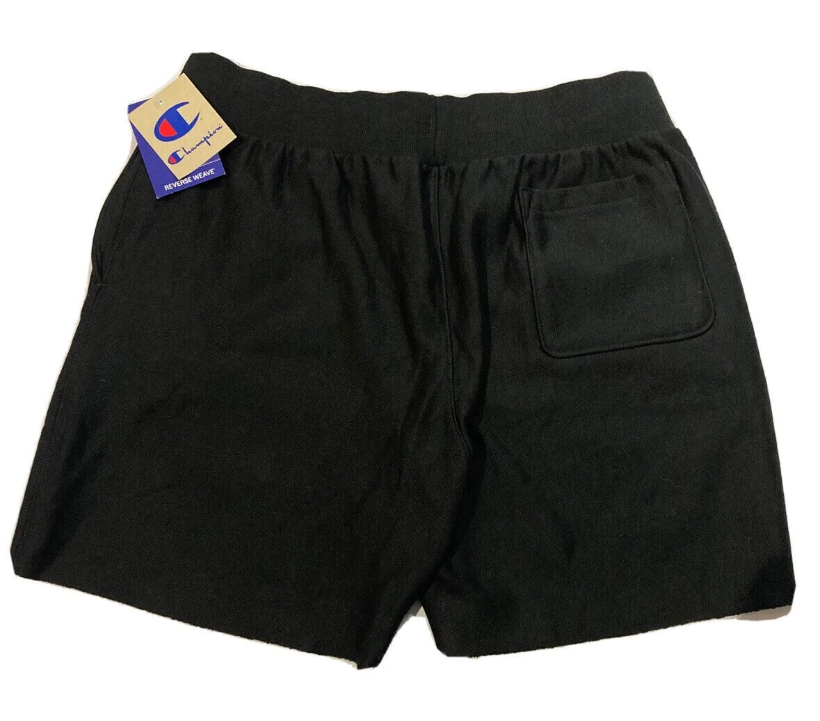 Men's CHAMPION Reverse Weave 7" inseam Black Cut-off Shorts 3xl NWT $45