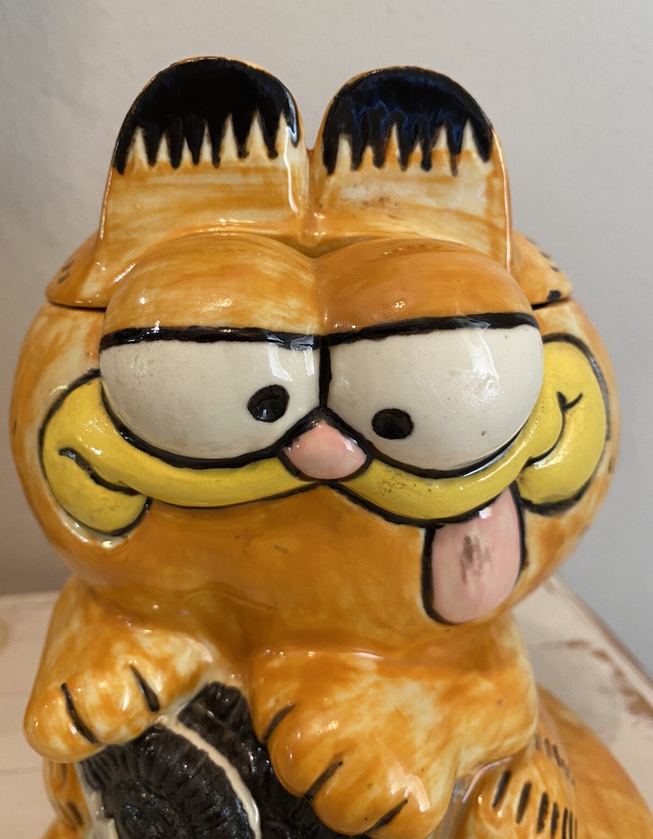 Garfield Vintage 1980s Cookie Jar Used | eBay Garfield Vintage 1980s Cookie Jar Used | eBay
