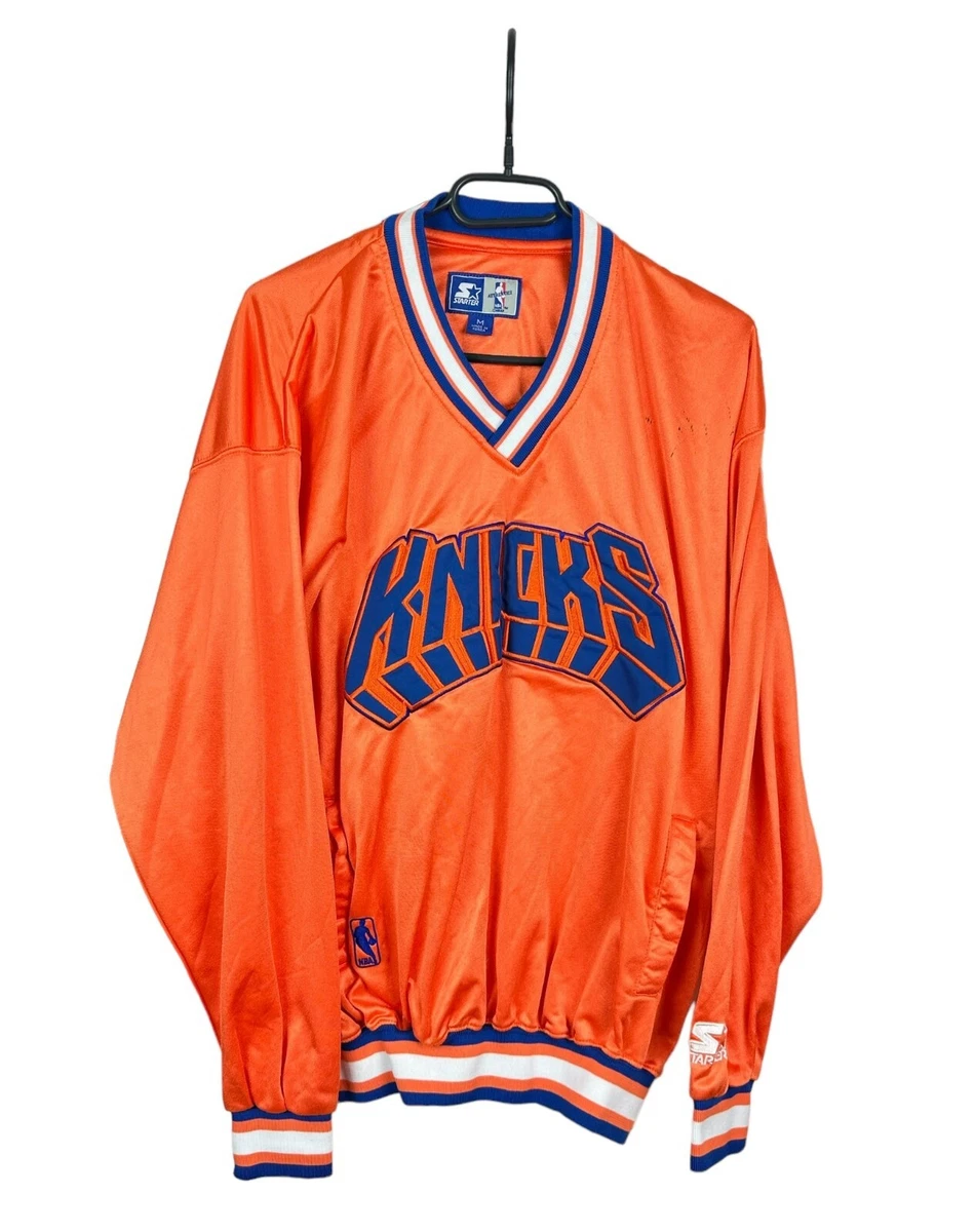 Vintage 90's Starter New York Knicks Sweatshirt NBA Jacket Size M