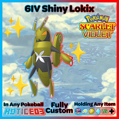 LOKIX ✨SHINY✨/Non-Shiny 6IV Pokemon SCARLET and VIOLET
