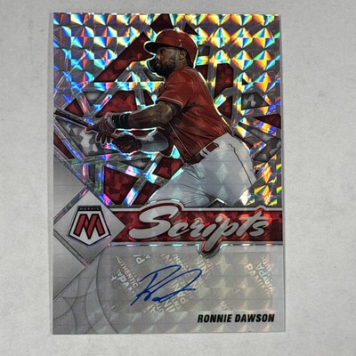 2022 Panini Mosaic Scripts Mosaic Prizm Ronnie Dawson #SC-RO Rookie Auto