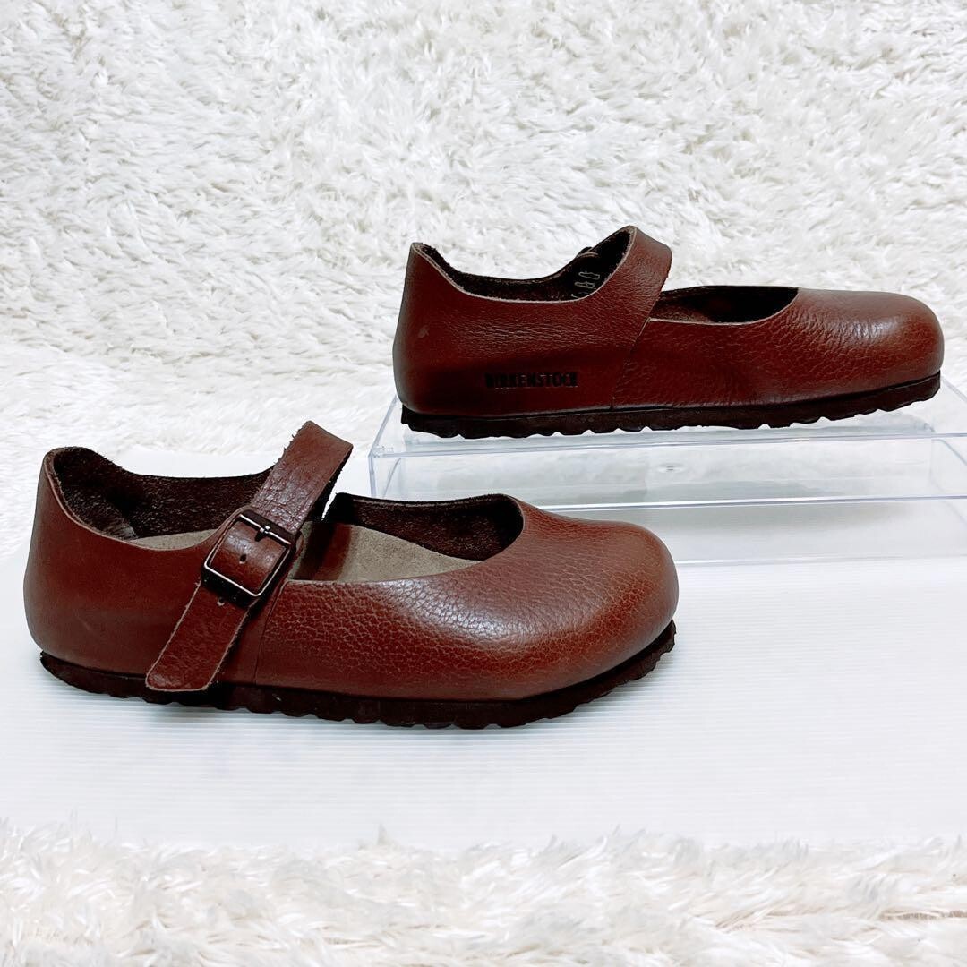 Birkenstock  マントバ　フラットシューズ サイズ40 26㎝　黒 Birkenstock マントバ フラットシューズ サイズ40 26㎝ 黒 楽天