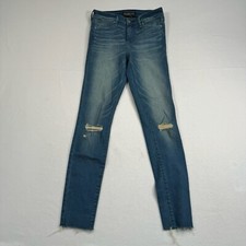 Abercrombie And Fitch Jeans Womens 25 Blue Skinny Mid Rise Medium Wash