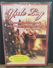 Yule Log Festive Christmas Music and Crackling Fireplace DVD New Sealed