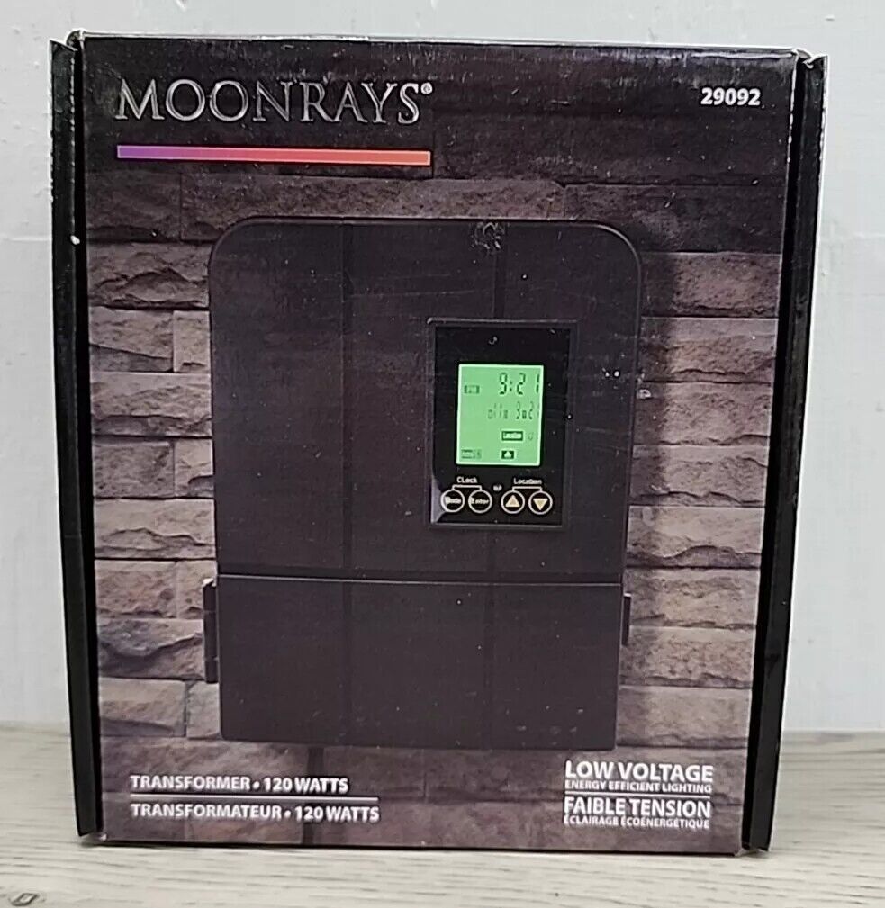 Moonrays 120W 5-Mode Low Voltage Transformer w/ Astronomic Moonrays 120W 5-Mode Low Voltage Transformer w/ Astronomic