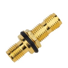 2x SMA Female to Female Sealed Bulkhead Connector Adapter for Cell Phone