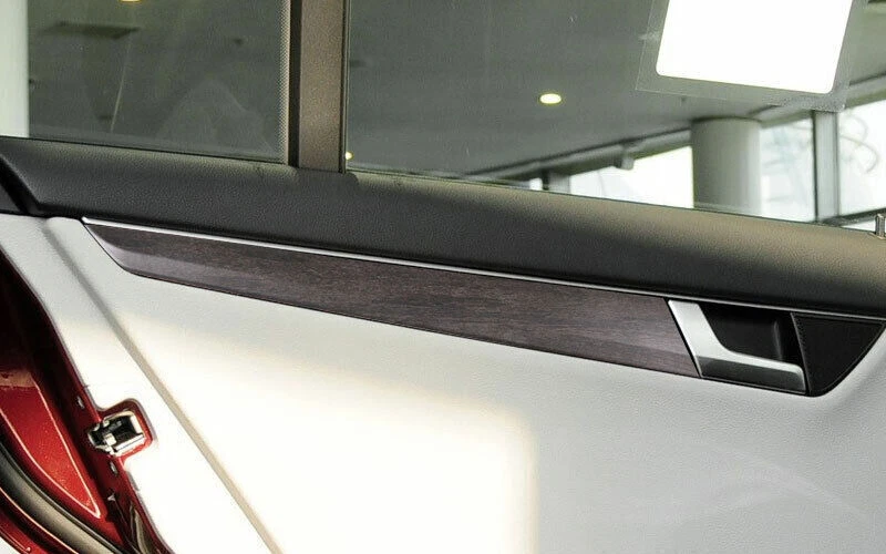 Para Mercedes-Benz Clase C 2008-2014 Madera de roble Grano Interior Puerta Tira Panel Decoración Foto 4 de 4