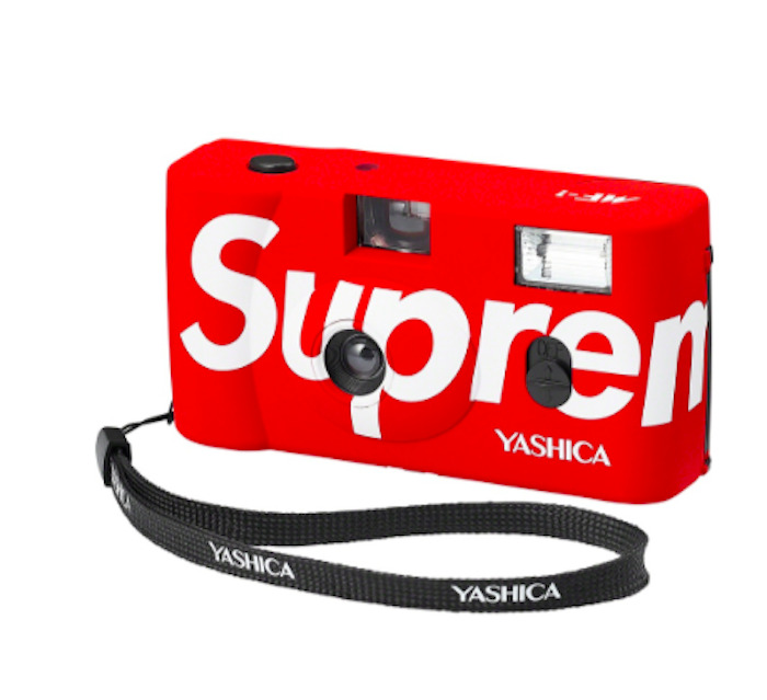 SUPREME SS21 YASHICA MF-1 CAMERA BLACK RED