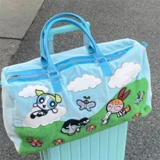 The Powerpuff Girls Weekend Duffle Bag Purse Handbag Shoulderbag
