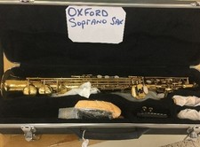 BRAND NEW Oxford Straight Soprano Saxophone   Complete Setup  Hard Case
