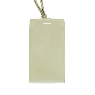 Jil Sander Tangle Leather Smartphone Case Green Women Italy Small