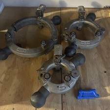 Set (3) Rotary Peeler  Scraper 2" 4" 6" Georg Fischer Central HDPE Pipe