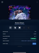 DIGITAL Topps Bunt 25 - 12 DAYS OF TOPPS Signature - SHOHEI OHTANI