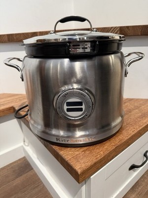 KitchenAid KMC4241SS Stainless Steel Digital Slow Cooker 4 Quart KMC4241