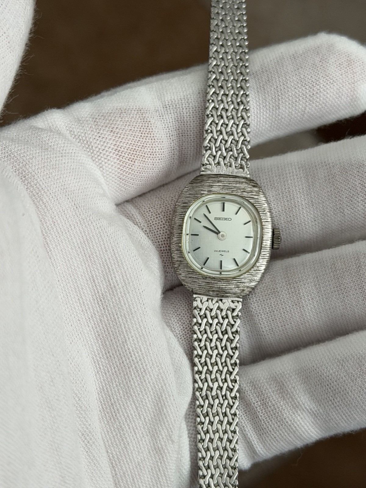 Rare Vintage Seiko 2559-3120 Ladies Manual Fancy Bracelet Dress Watch JDM 1960s