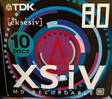 💽 TDK Eksesiv XS-IV Mini Disc 80 Coming Soon Limited Edition Design Line. 💽