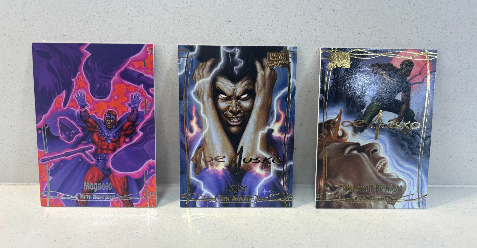 2016 Upper Deck Marvel Masterpieces Magneto 443/999, Legion, Werewolf By Night