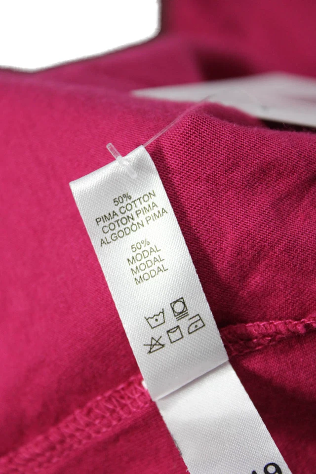 Bata Cosabella Mujer Algodón Manga Larga Atada Cuello en V Rosa Talla M Foto 4 de 4