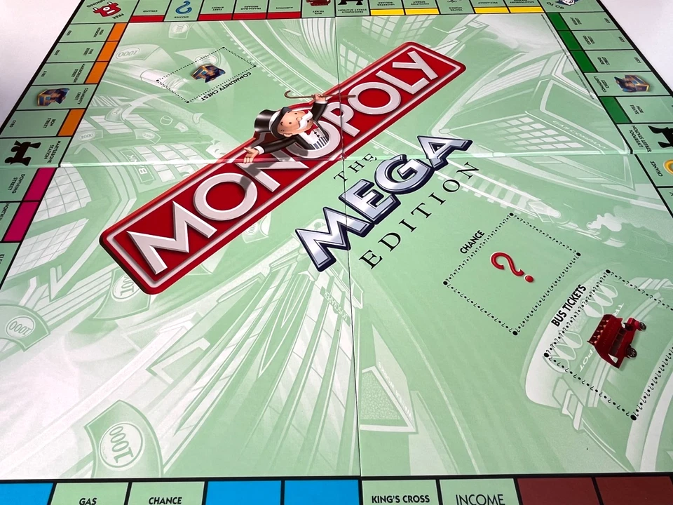 MONOPOLY The Mega Edition Board Game original 2007 - 100% Complete VGC Xmas Fun! - Image 4 of 4