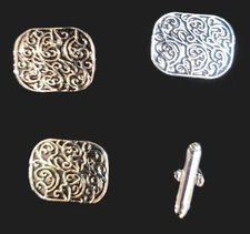 SADDLE BLANKET LINKS Ft WORTH Silver Horse Show holds show number to pad 4 /set