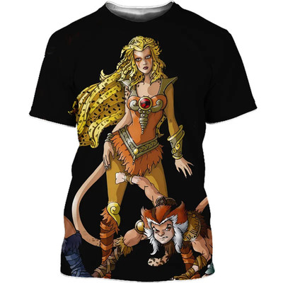 HOT SALE SUMMER Cheetara ThunderCats cartoon 3d shirt XY412