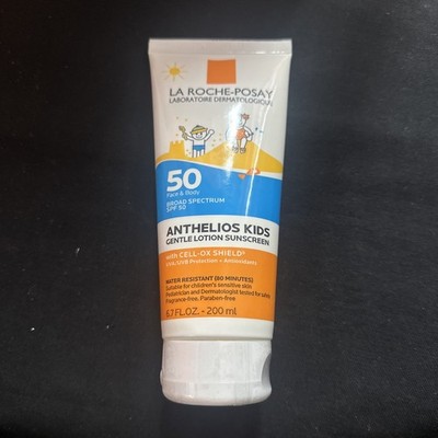 La Roche Posay 50 Face & Body Anthelios Kids Gentle Lotion Sunscreen 6.5 oz 2/28