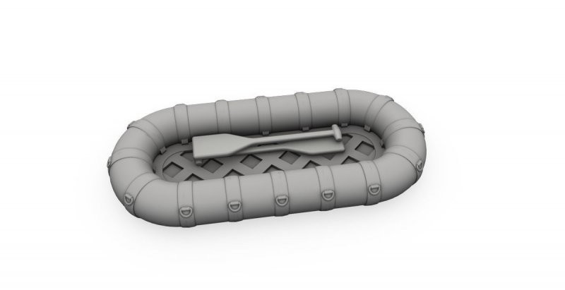 Cmk 129-N72033 - 1:72 PT-109 Boat Life Raft - New
