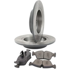 TRW Set Bremsscheiben hinten voll + Bremsbeläge für Volvo V90 II S90 234