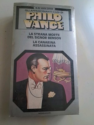 LA STRANA MORT + LA CANARINA S.S. Van DINE GELB Vance Mondadori Blister! 