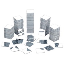 200pcs 1 Inch Square Mosaic Tiles Decorative Adhesive Acrylic Mirror Craft Mi...