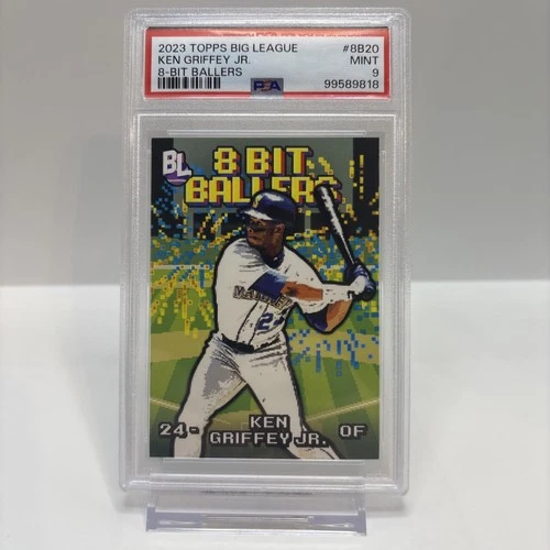 2023 MLB Topps Big League 8 Bit Ballers Ken Griffey Jr. Seattle Mariners. PSA 9
