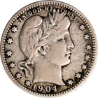 1904-P Barber Quarter