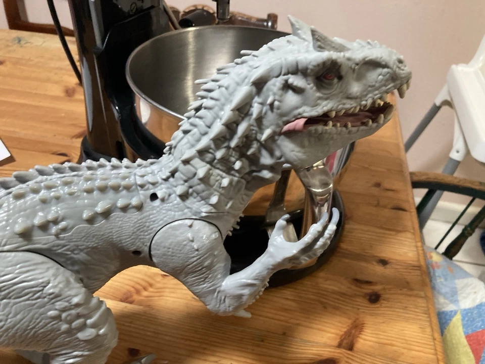 Jurassic World Destroy N Devour Indominus Rex 23" Figura Luz Sonido FX Dinosaurio Foto 4 de 4