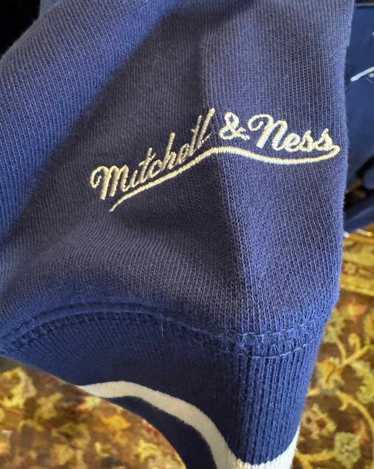 Hombres Mitchell & Ness Equipo NFL Emitido Terry Francés 1/4 Cremallera Dallas Cowboys Foto 4 de 4