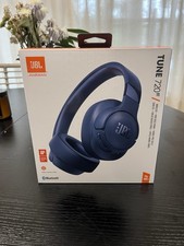 JBL Tune 720BT Over The Ear Wireless Bluetooth Headphones, Navy Blue - Brand New
